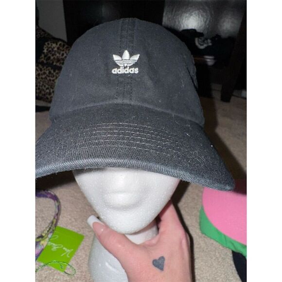 Adidas Originals Unisex Black Relaxed Mini Logo Cap Adjustable - Picture 7 of 11